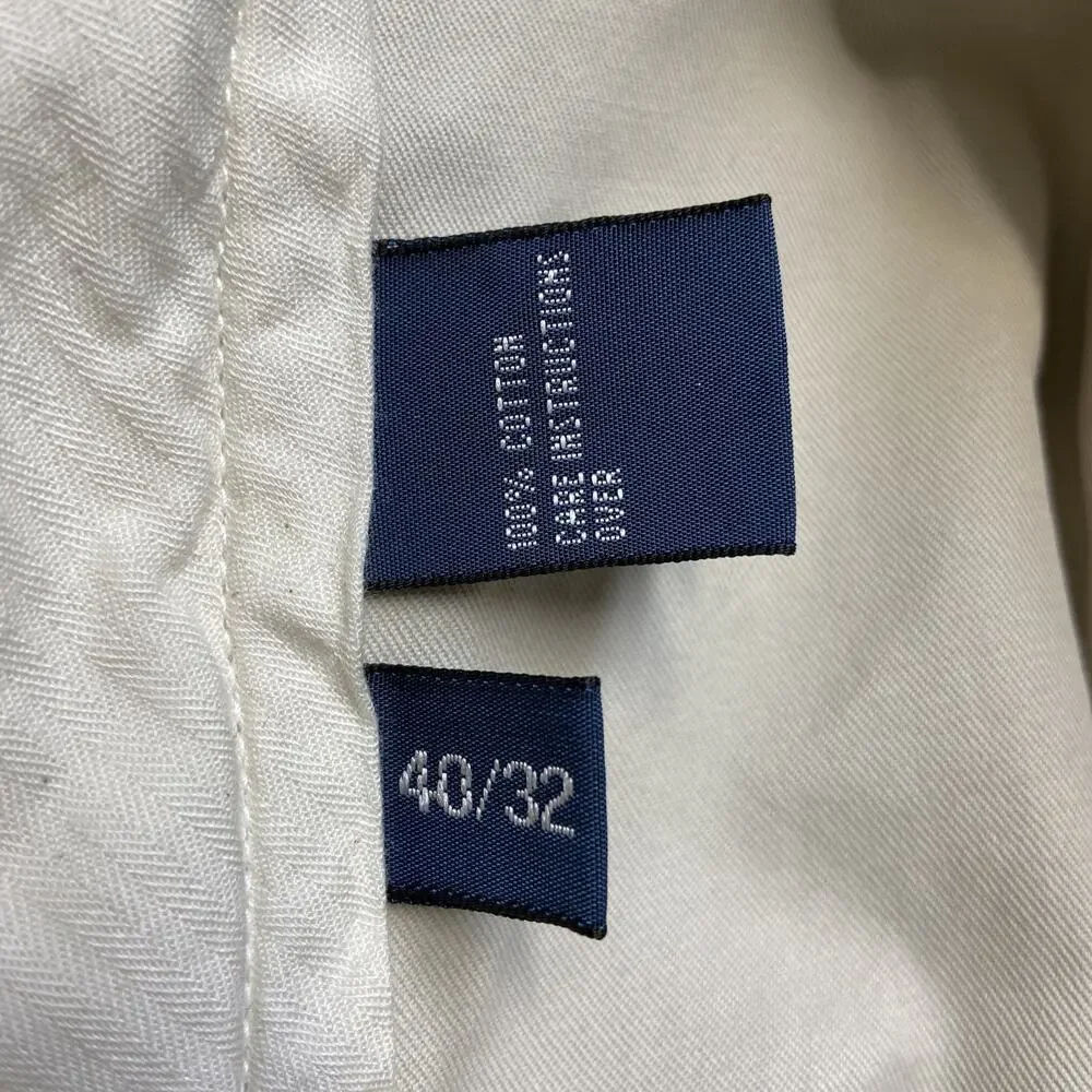 Vintage Polo Ralph Lauren Formal Chino‎ Pants Men's Size 40x32 Beige